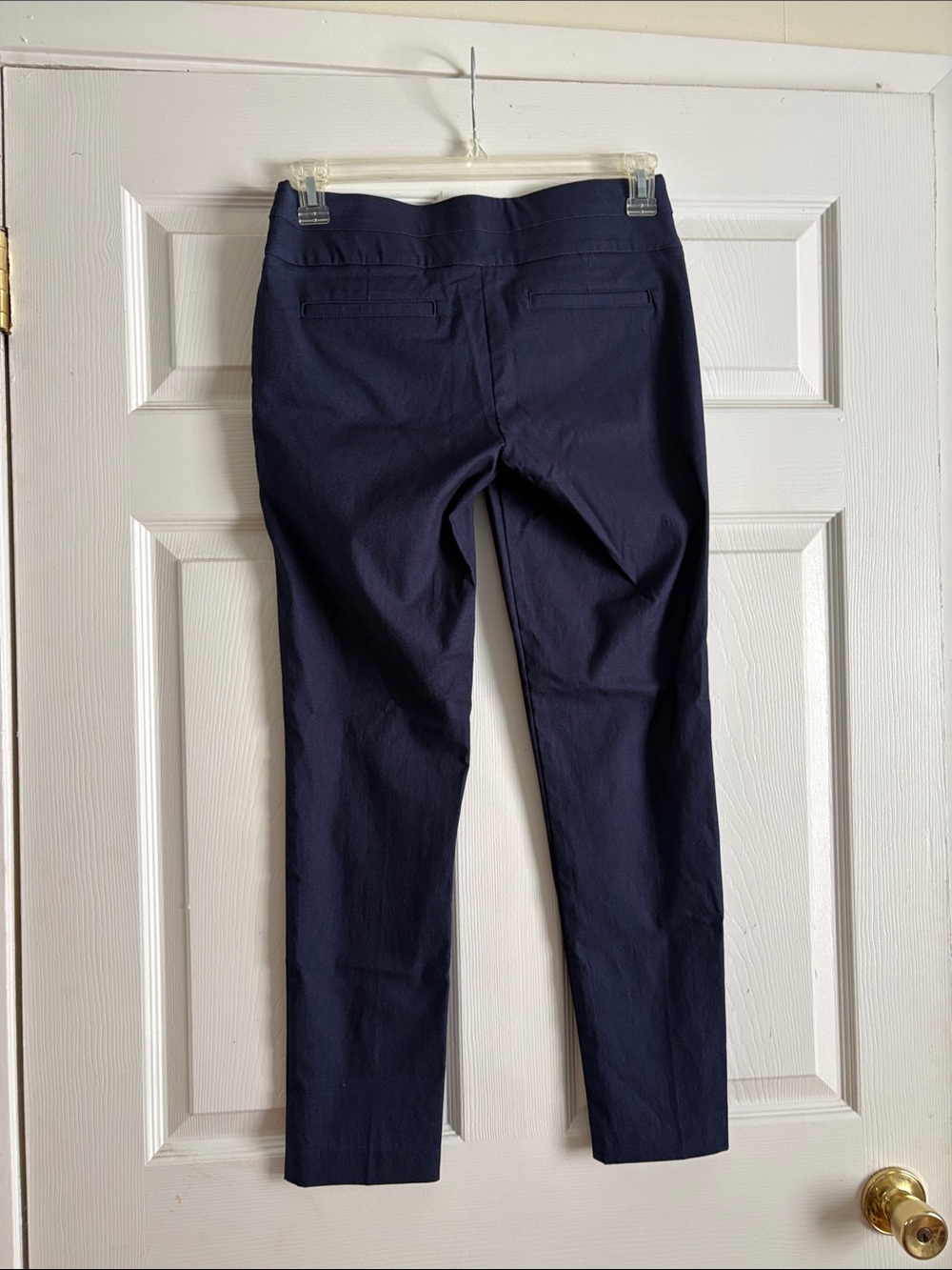 Candie’s Audrey Pull On Pant Navy 
size Medium - Picture 2 of 5